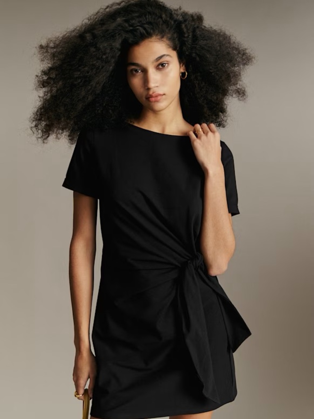 Sezane Pippa Short Dress, Black, Small, NWT